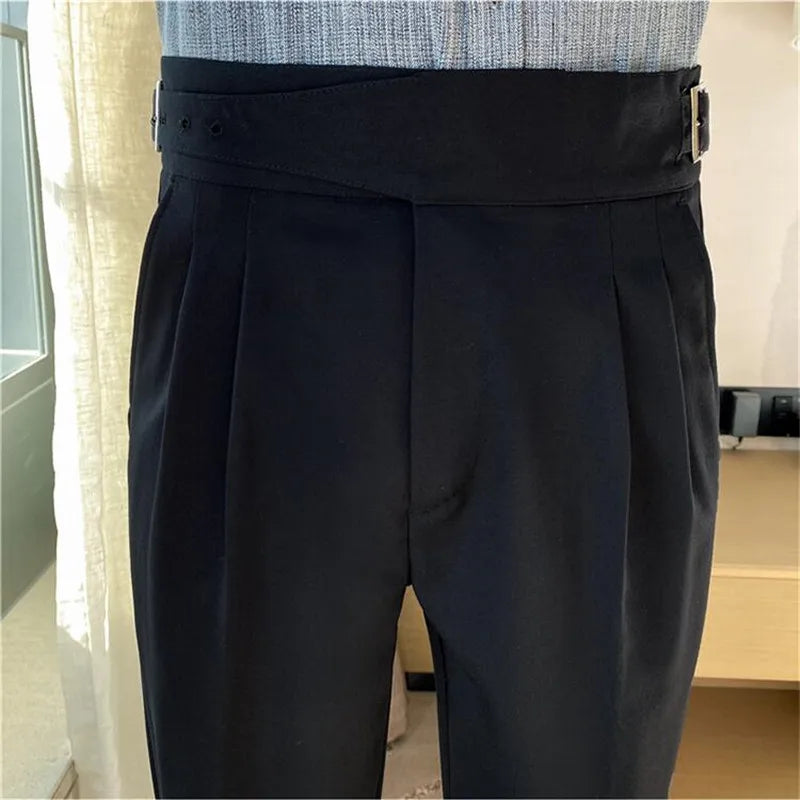 Calça Formal Slim com Cintura Alta - Keiz Store 