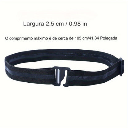 Cinto Elástico Preto Unissex - Versátil para Jeans e Calças - Keiz Store 