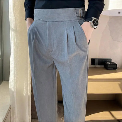 Calça Formal Slim com Cintura Alta - Keiz Store 